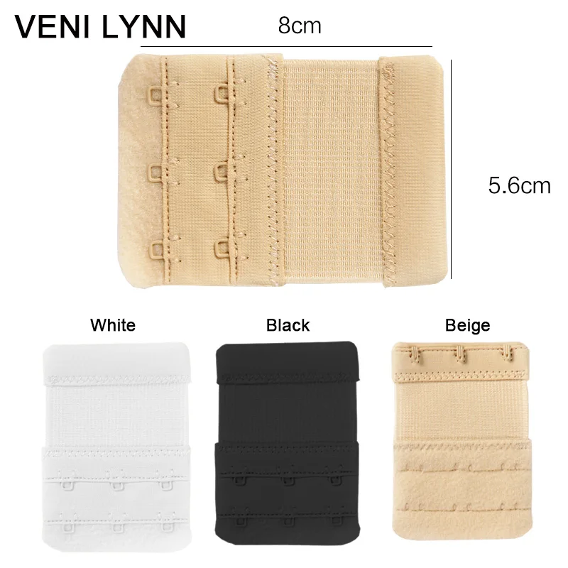VENI LYNN 3 шт. Женский Регулируемый удлиненный бюстгальтер на лямках нижнее белье с