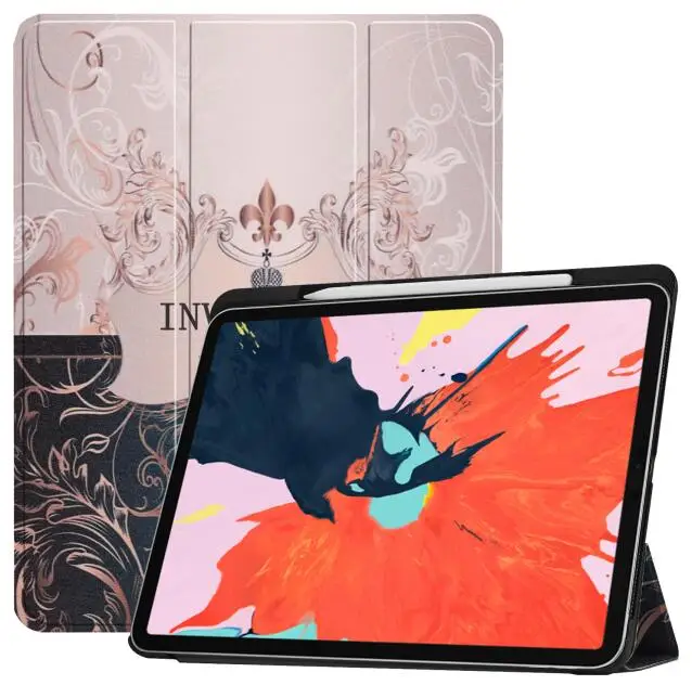 Оранжевый Чехол для iPad Pro 12,9 с магнитной застежкой, кожаный чехол Fundas для iPad Pro 12,9 '', чехол с подставкой+ слот для стилуса - Цвет: Оранжевый