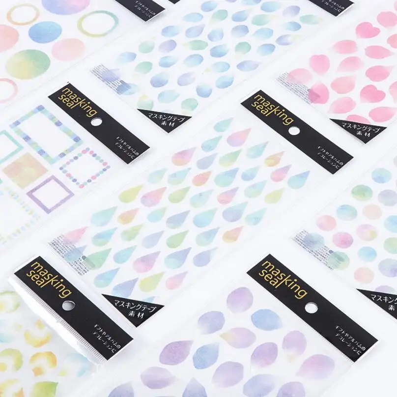 4 шт. креативные милые лепесток/дождь/алмаз мини Бумага Стикеры украшения DIY ablum