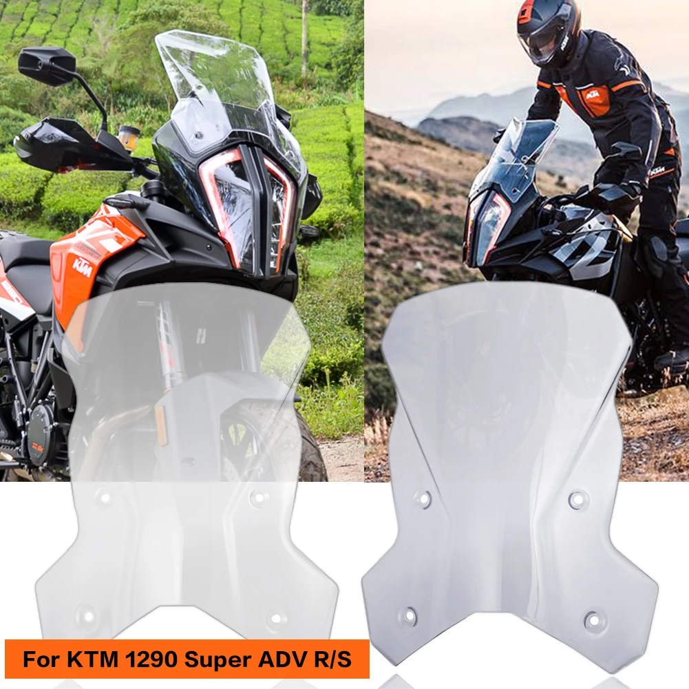 Для KTM 1290 Super Adventure R/S 1290ADV мотоцикл ветер экран лобовое стекло щит экран с монтажным кронштейном