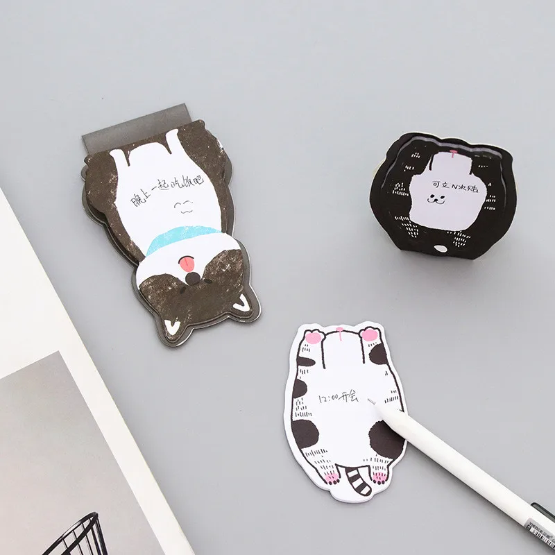 

DL Lovable puppy this creative office can be tore convenient to stick cartoon message note small book note sticker