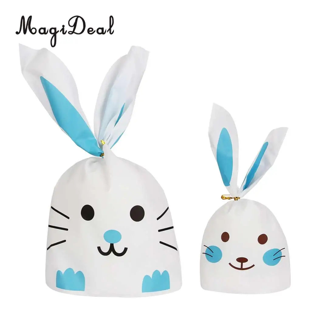 Пакеты MagiDeal 50 шт./лот Kawaii Rabbit Bunny Ear для печенья пакеты самоклеящиеся упаковки