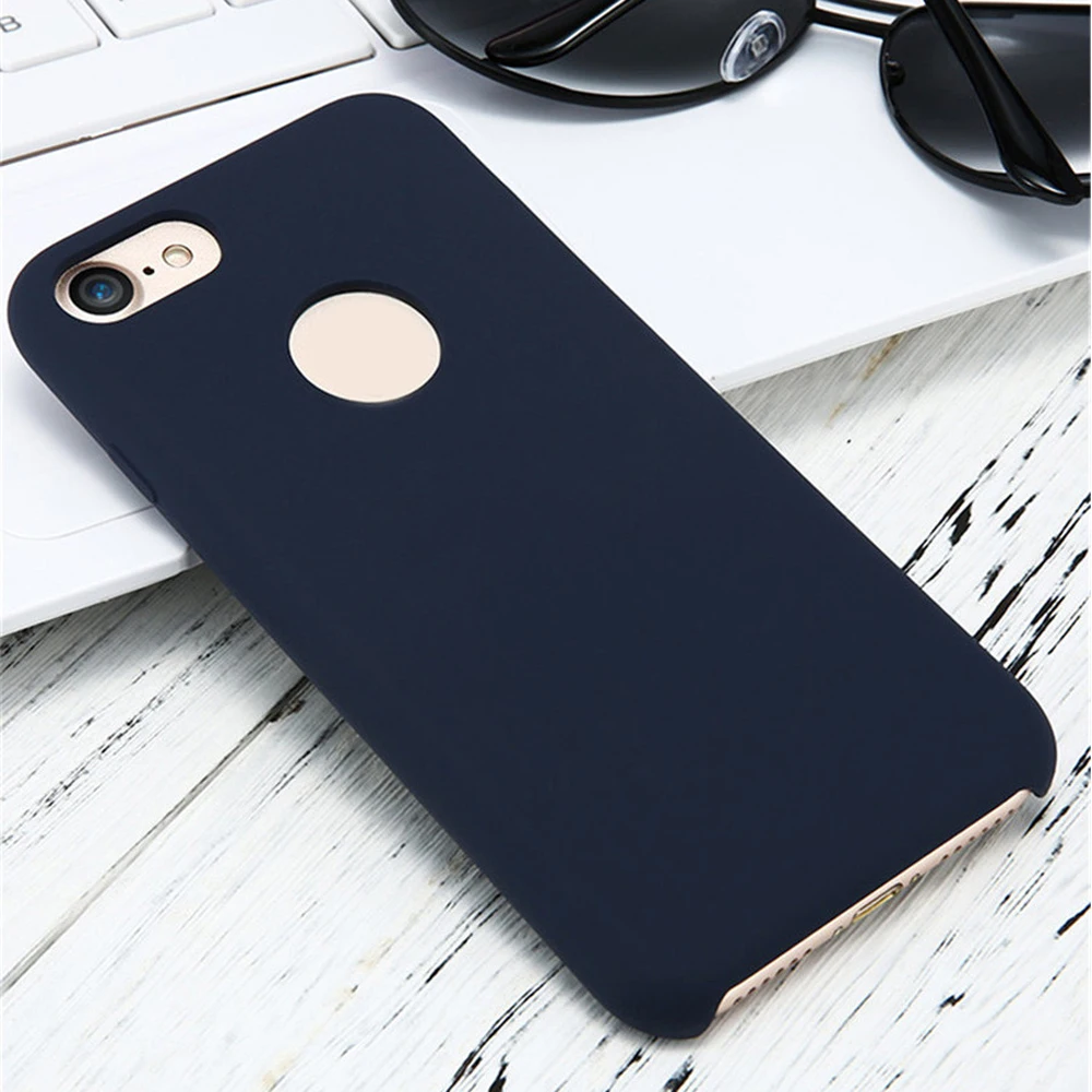 FLOVEME For iPhone 7 Plus Fitted Case 360 Full Protection Soft Cover Candy Color Crystal TPU Silicone |