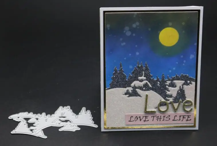 VCD147 Love Book Cut скрапбук металлические Вырубные штампы для трафареты для скрапбукинга карточки-украшения для альбомов тиснение папка вырубки - Цвет: 10x5.7cm