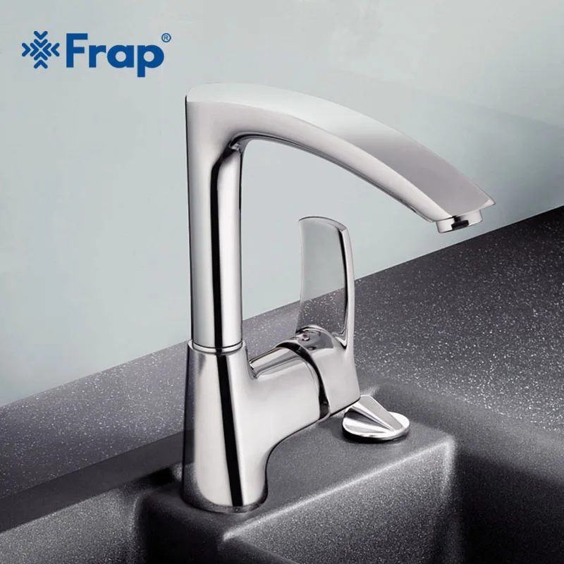 Кухонный Смеситель Frap F4070 в современном стиле для холодной и горячей воды с одной