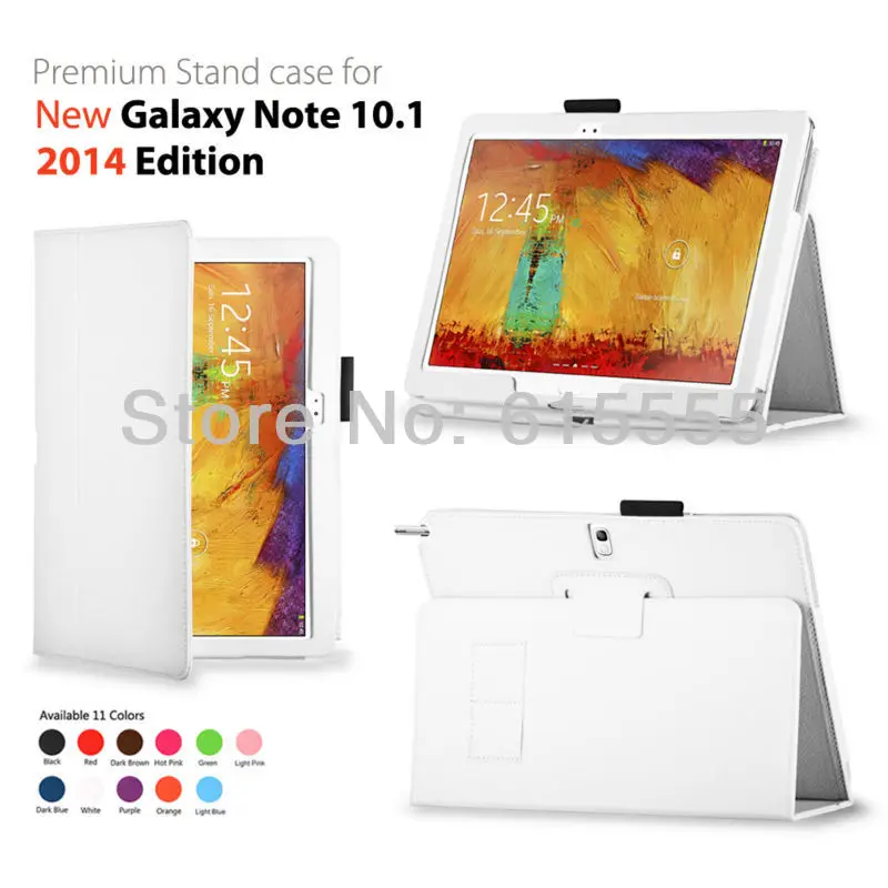 Gligle Новый кожаный чехол-подставка для Samsung Galaxy Note 10 1 2014 чехол + стилус P600 11 цветов