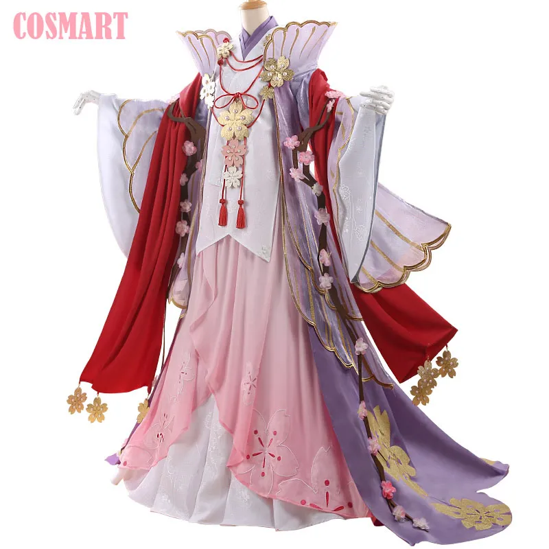 Горячая игра Onmyoji SR Сакура великолепный Инь хуаяо Новое кожаное кимоно Косплей