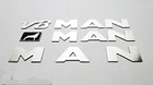Металлические наклейки с логотипом на радиоуправлении для Tamiya 114 RC MAN 56325 TGX TGS 56329 TGA 6X4 8X4 трактора игрушки-трейлеры грузовика