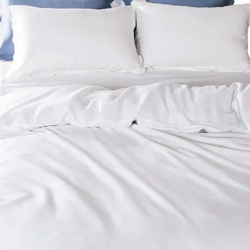 bedding set 11 Сплошной цвет лето мягкий Тенсел шелк простыня натяжная простыня king size queen Комплект постельного белья Синий пододеяльник мягкий набор parure de lit - Цвет: bedding set 11