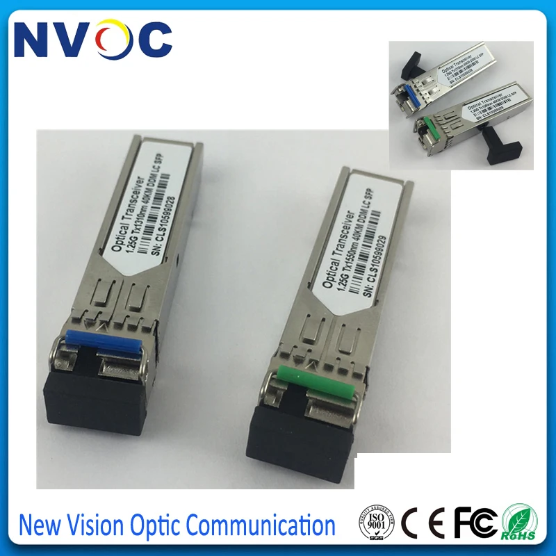 1 25G одиночный режим BIDI 1310/1550 40 км DDM Simplex WDM Совместимость с кодом Cisco LC