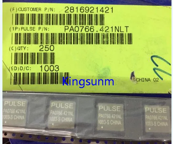 

Free shipping 10pcs PA0766.421NLT PULSE SMD new original