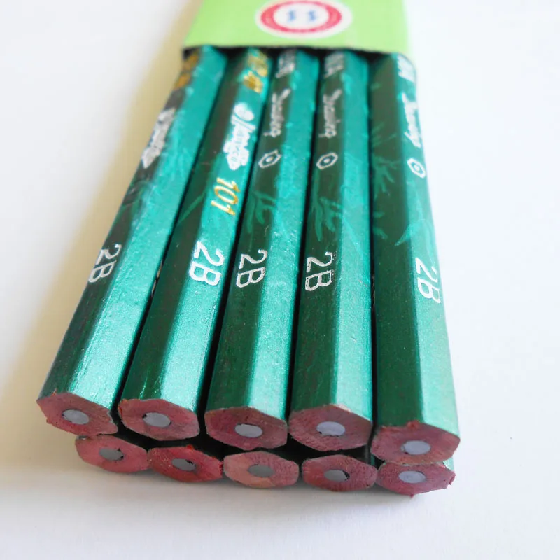 wooden Pencils 2b pencil handmade pen 10pcs free shipping