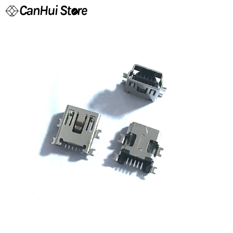 10 шт. USB разъем Mini 5Pin MINI 5 P Тяжелая пластина интерфейса для передачи данных женское