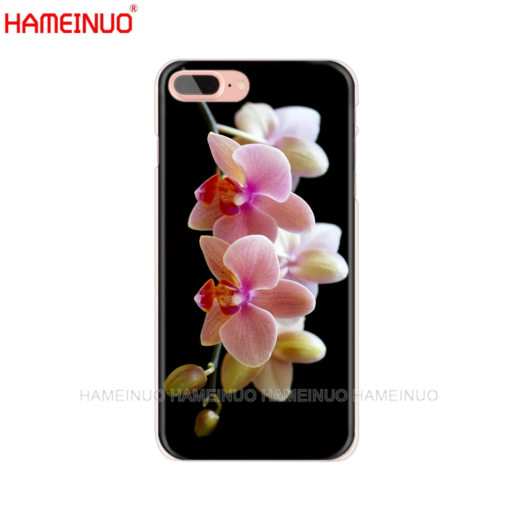 HAMEINUO цветы орхидеи Красочный сотовый телефон чехол для iphone X 8 7 6 4 4s 5 5s SE 5c 6s