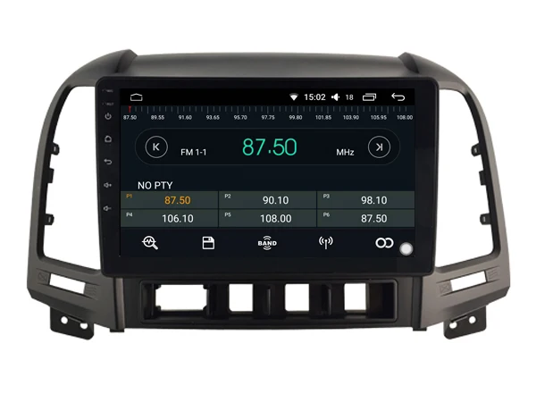 OTOJETA DSP стерео carplay android 8.1.2 Автомагнитола для hyundai SONATA Gps навигация Ips экран видео плеер магнитофон