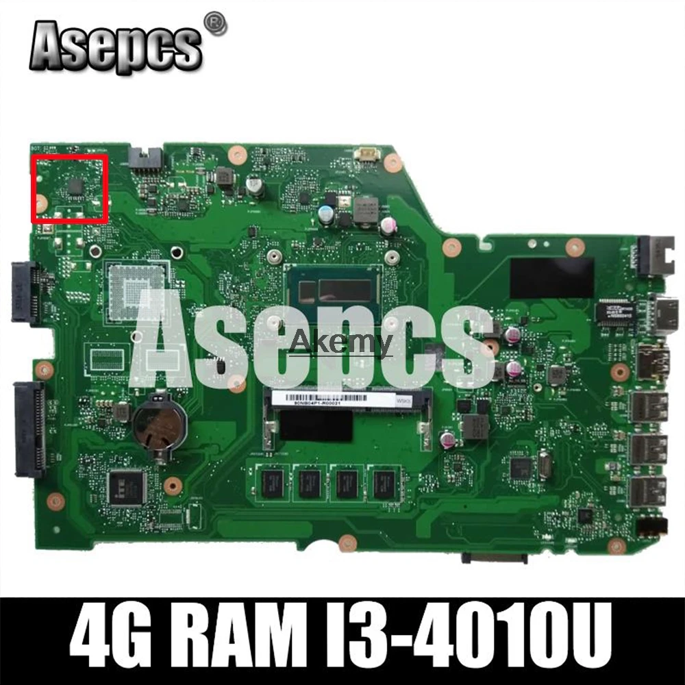 

Asepcs X751LA материнская плата для ноутбука For Asus X751LA X751LAB X751LD X751L X751 тест оригинальная материнская плата 4G RAM I3-4010U