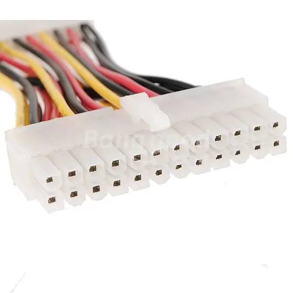 Lailabest ATX 20 Pin Female To Male Adapter Cable For Motherboard PC |