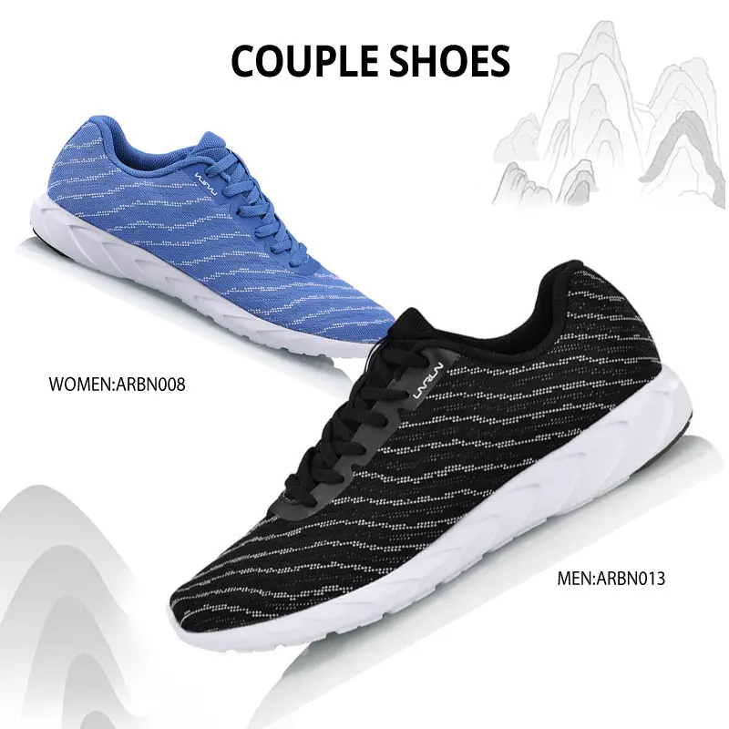 Li-Ning, мужские Базовые беговые кроссовки, моно пряжа, дышащая подкладка, светильник, кроссовки, спортивная обувь для фитнеса, ARBN013 XYP688