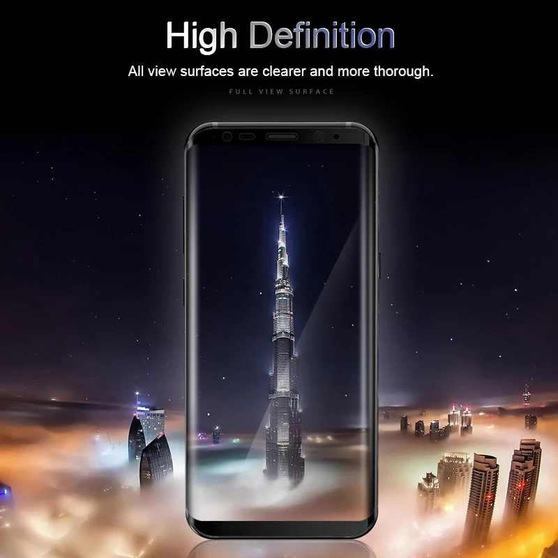 BXE Защитная пленка для Samsung Galaxy S8 S9 S10 Plus Note 8 9 10 Saumsung S Гидрогелевая (не стекло) |