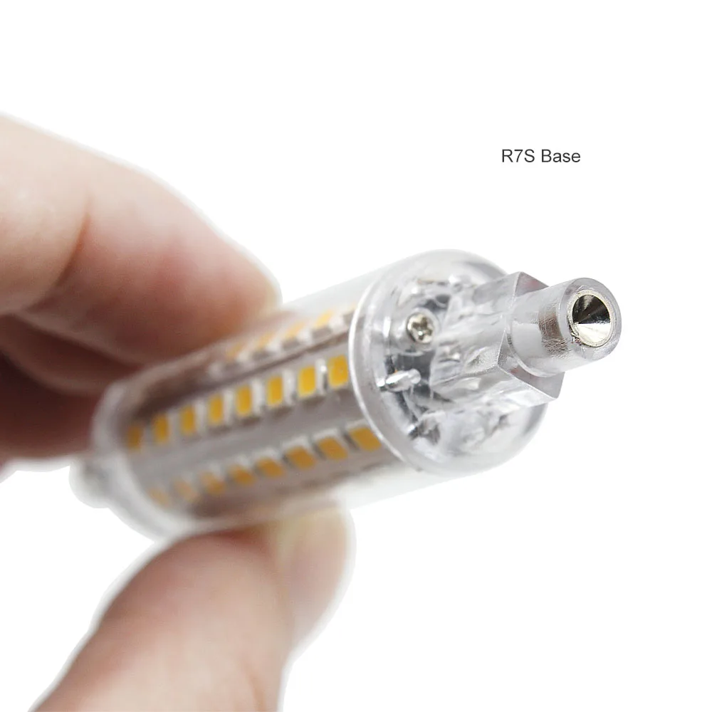 Светодиодная лампа R7S J78 J118 2835 SMD кукурусветильник я 220 В переменного тока 240 в 78 мм