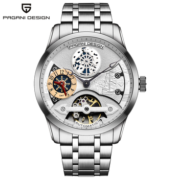 PAGANI design brand fashion mechanical watch men's luxury waterproof stainless steel automatic business casual watch