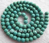 wholesale 97pcs 4mm blue turquoises round loose beads min order 10 provide mixed wholesale for all items