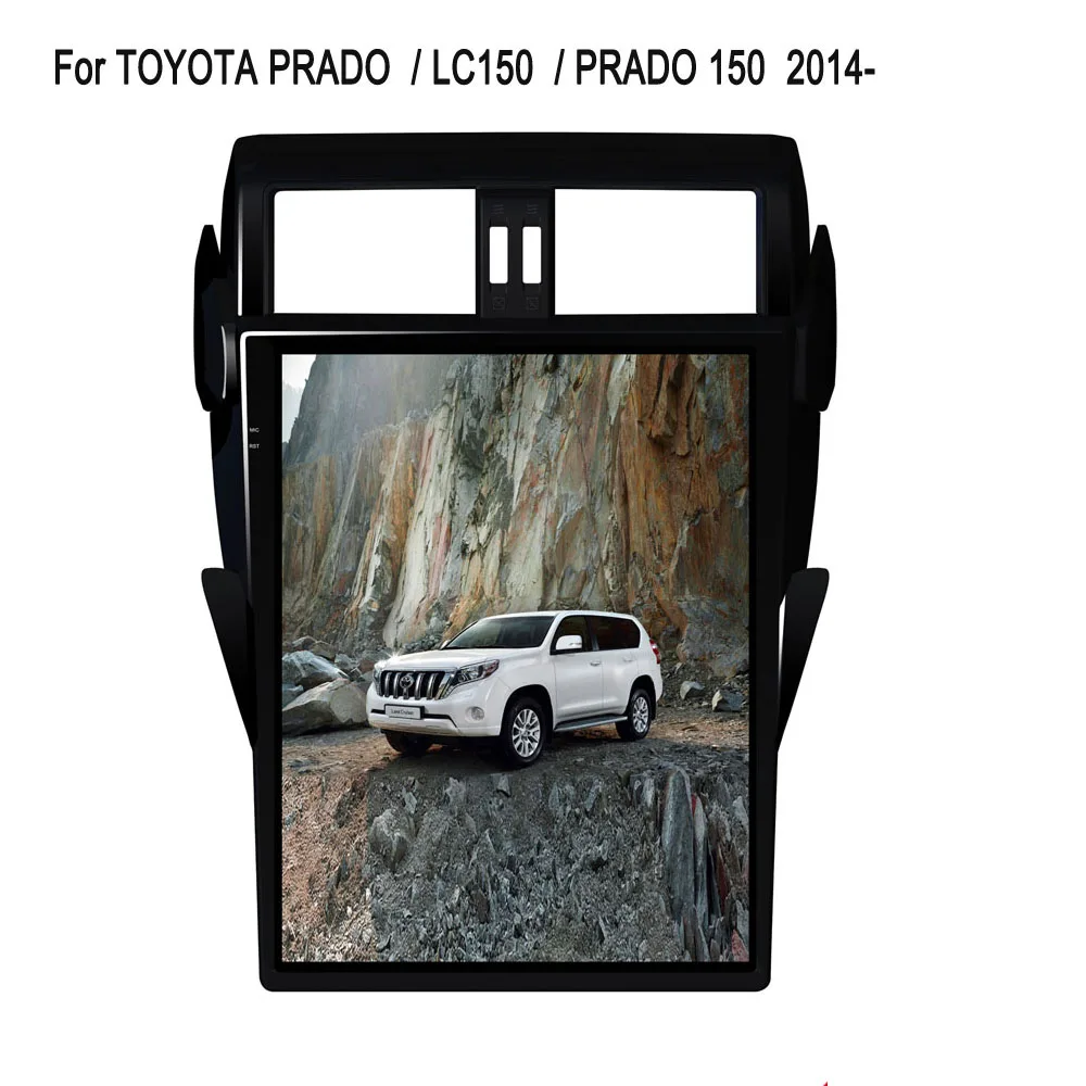 16 &quotTesla Android Fit TOYOTA PRADO/LC150/PRADO 150 2014 2015 2016 2017 автомобильный dvd плеер навигация gps