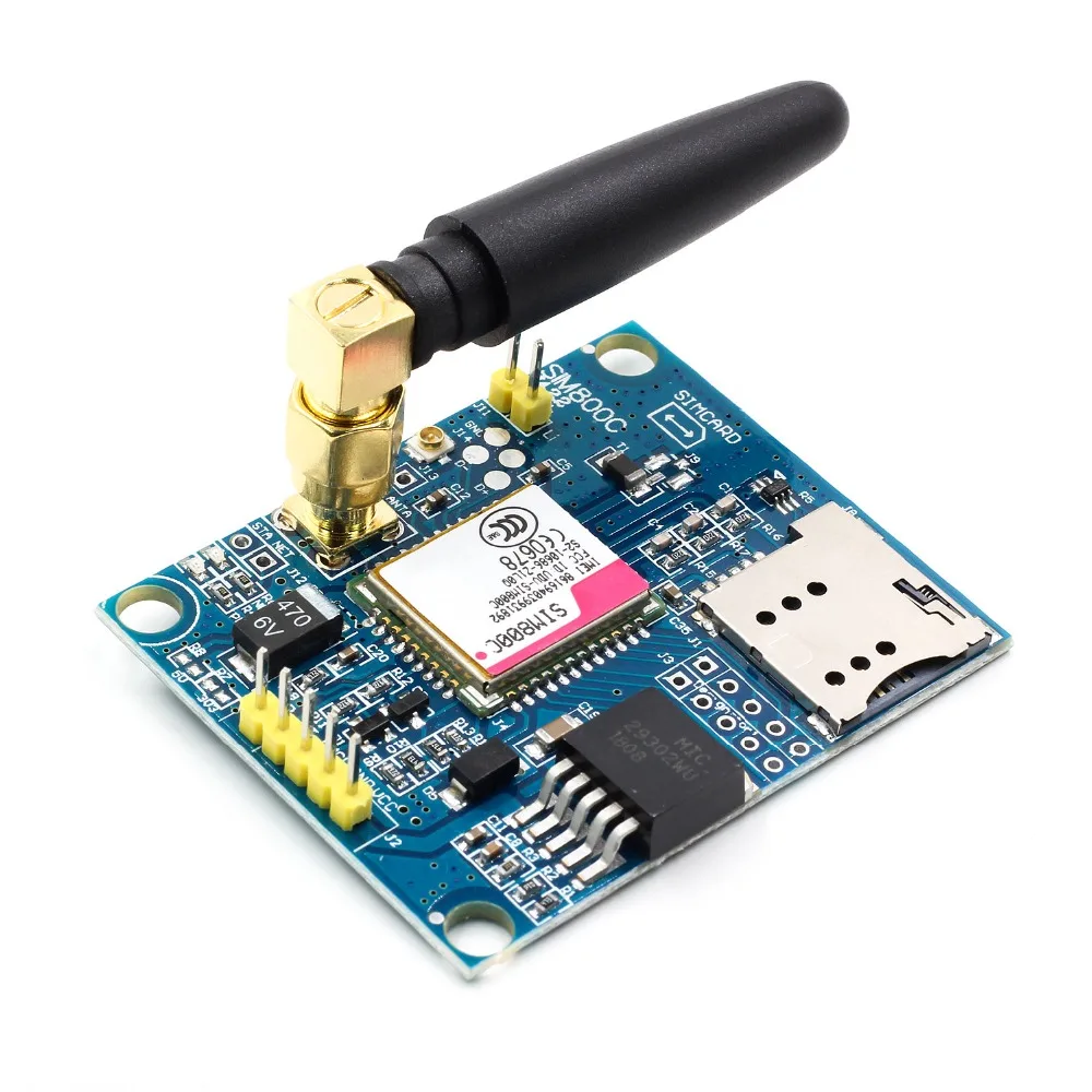 SIM800C макетная плата GSM модуль Поддержка сообщений Bluetooth TTS DTMF Quad band|Интегральные