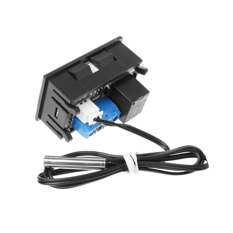 W2810 DC12V 20A цифровой термостат регулятор температуры Красный дисплей с зондом |