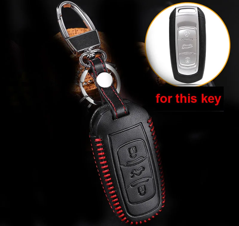 

1pc for geely NL-3 (boyue) GS GL 2016-2018 Key cover top layer leather