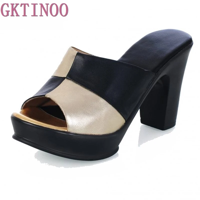 Новинка 2021 года Женские босоножки из натуральной воловьей кожи Шлепанцы на