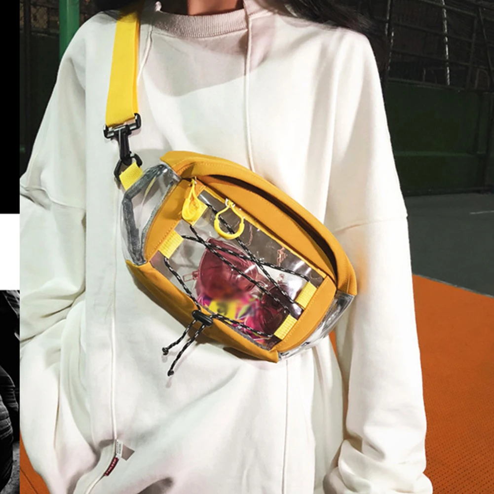 Новинка 2019 прозрачная поясная сумка для женщин и мужчин телефона в стиле хип хоп