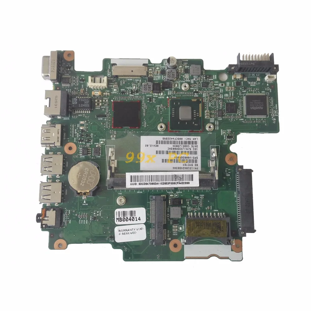 LAOKE для Toshiba Satellite NB510 Материнская плата ноутбука W/Процессор V000268050 6050A2488301 MB A02 DDR3