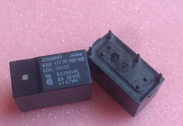 

Реле 24V G6B-1177P-ND-US 24VDC G6B-1177P G6B1177PNDUS 24VDC DC24V 4PIN
