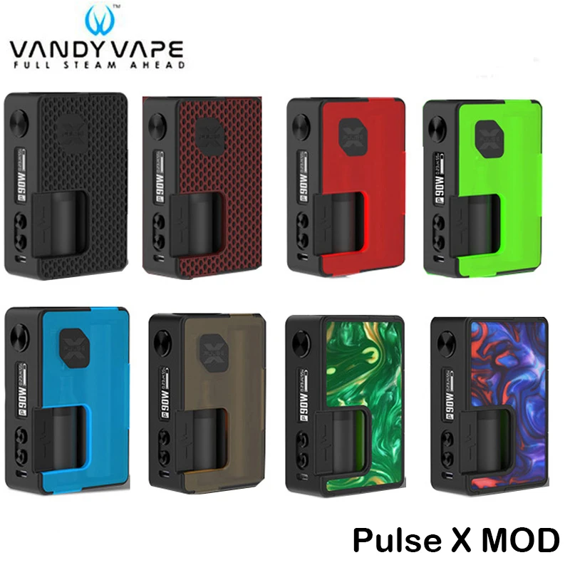 Оригинальный Vandy Vape Пульс X BF мод 90 вт стандартная версия коробка с 8 мл Squonk бутылка