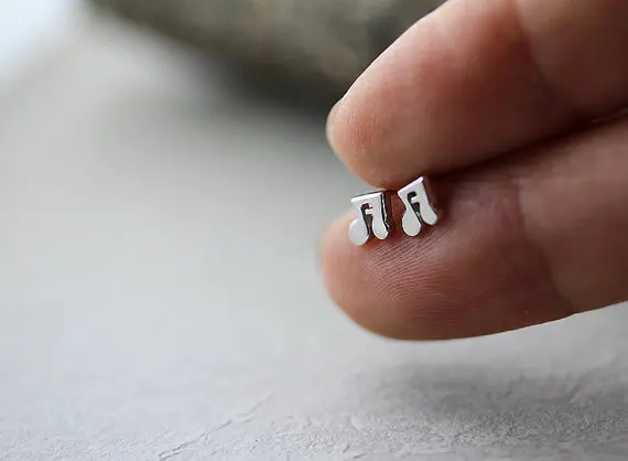 

Fashion classic melodic Music notation Stud earrings for women Wholesale 30Pcs