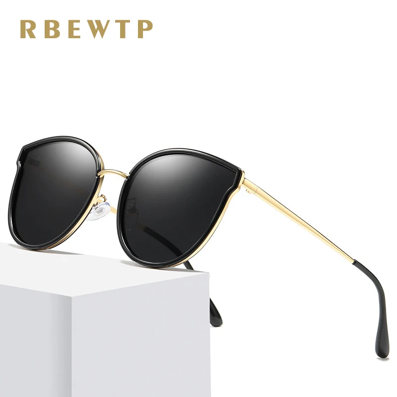 Очки солнцезащитные RBEWTP женские круглые модные дизайнерские Поляризационные