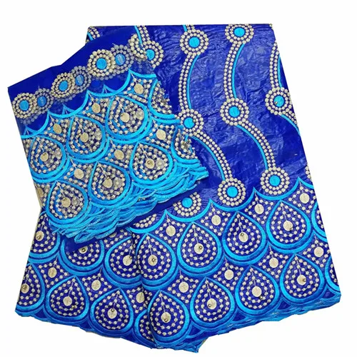 2018 Новое поступление белый Африканский Базен Riche Getzner ткань с вышивкой кружева