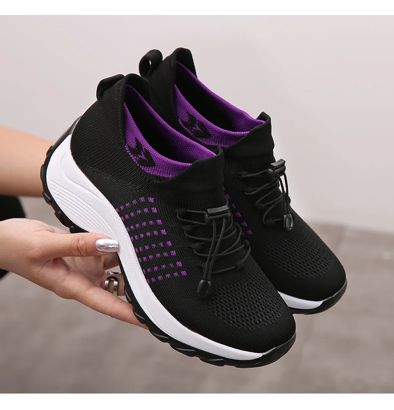 Женская обувь на платформе; Повседневная обувь; tenis feminino; сетчатые кроссовки, увеличивающие рост; Женская Удобная прогулочная обувь;