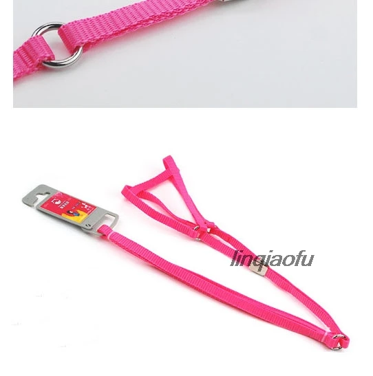 

1.0cm plain color adjustable pet clip pull chest strap