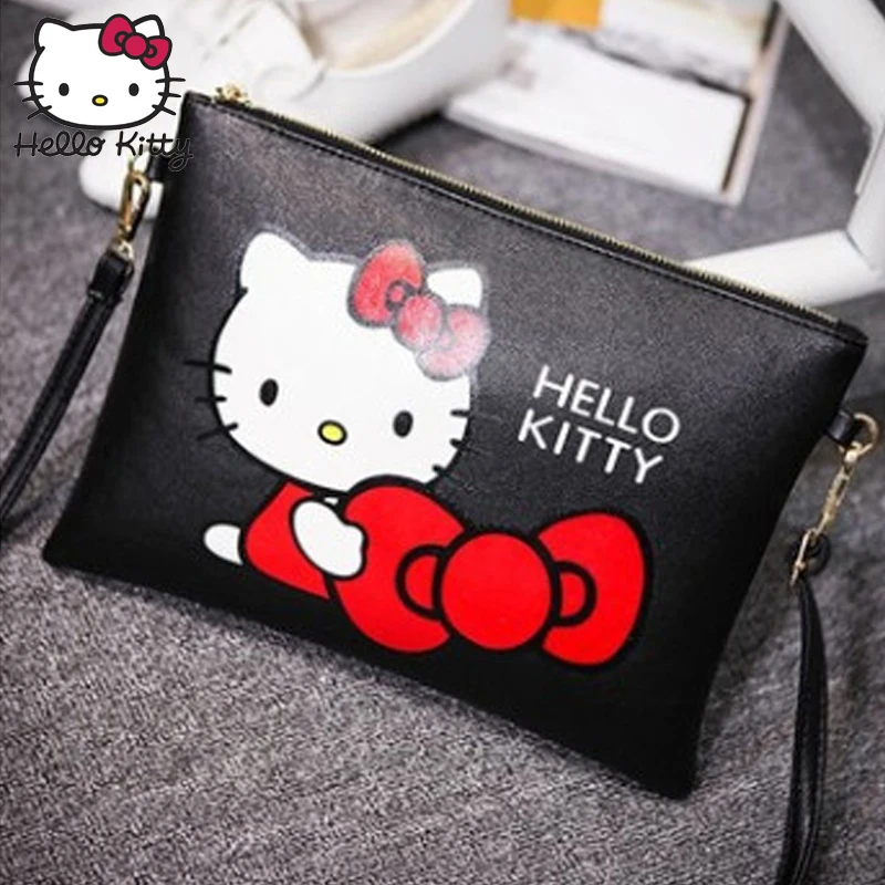 Hello kitty, женские сумки-мессенджеры,, модная мини кожаная сумка, мультяшный конверт, сумочка, Bolsas, плюшевый рюкзак, Feminina, вещи