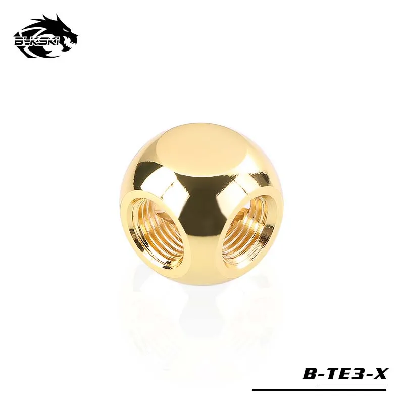 

Bykski B-TE3-X B-TE4-X Multipass fitting,3Way/4Way Cubic Adapter,G1/4 Multiple Color,3F/4F T-Splitter/X-Splitter,water cooler
