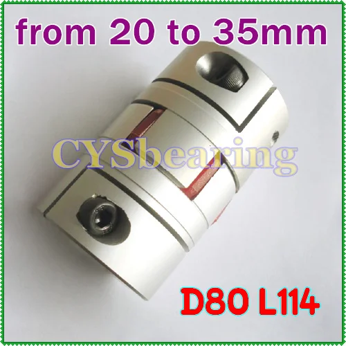 20 мм 22 24 25 4 30 32 35 ЧПУ двигатель челюсти паука вала фонарь D80 L114|flexible coupling|shaft couplermotor