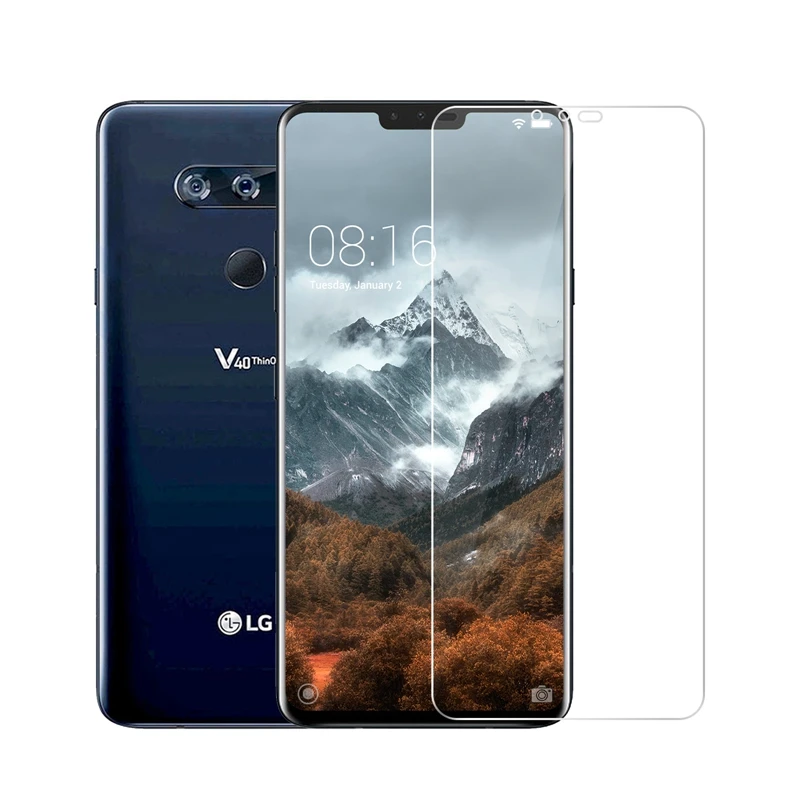2.5D 0 26 мм 9H Премиум Закаленное стекло для LG V40 ThinQ Защитная пленка 6 4 | Мобильные