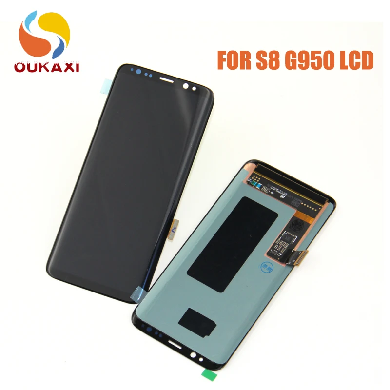 Супер AMOLED для samsung Galaxy s8 G950F G950A G950FD ЖК экран Замена черный|Экраны мобильных