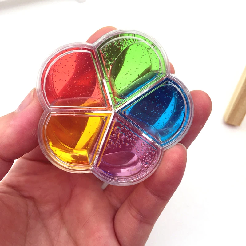 

1PCS New Colorful Flowers Transparent Crystal Mud Modeling Children Intelligent Magic Playdough Slime Kids Toys