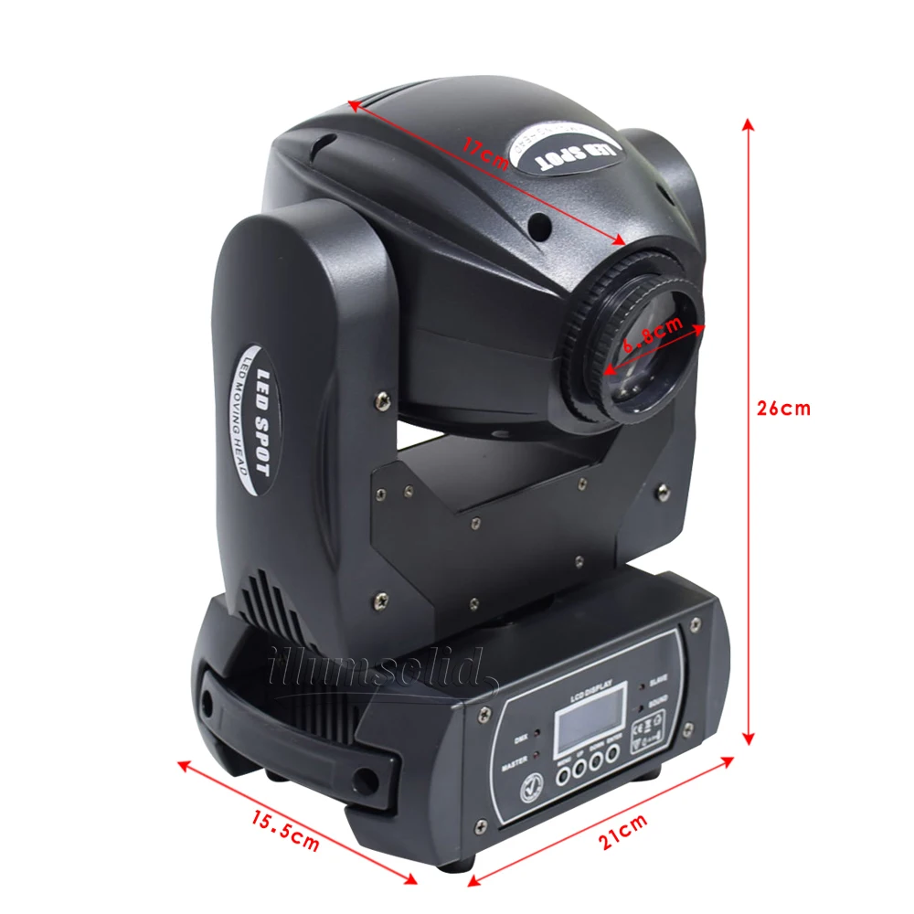 60w LED гобо свет DMX 512 Control Мини dj diso moving heads с 3 фасетная Призма | Лампы и освещение