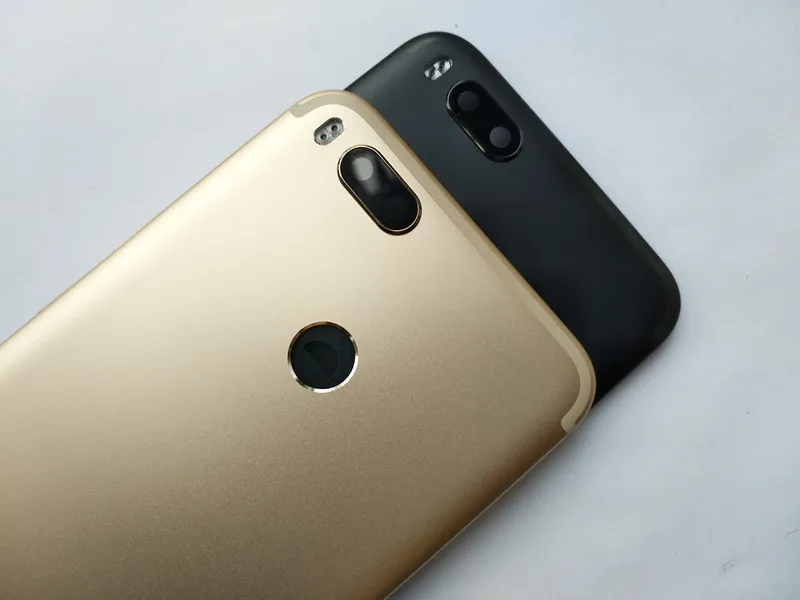 Задняя металлическая крышка батареи Xiaomi Mi A1 5X + запасные части для замены стекла камеры.