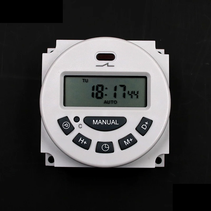 DC/ AC 12V 24V 110V 220V Цифровая Мощность Программируемый цикл таймер реле управления Лер