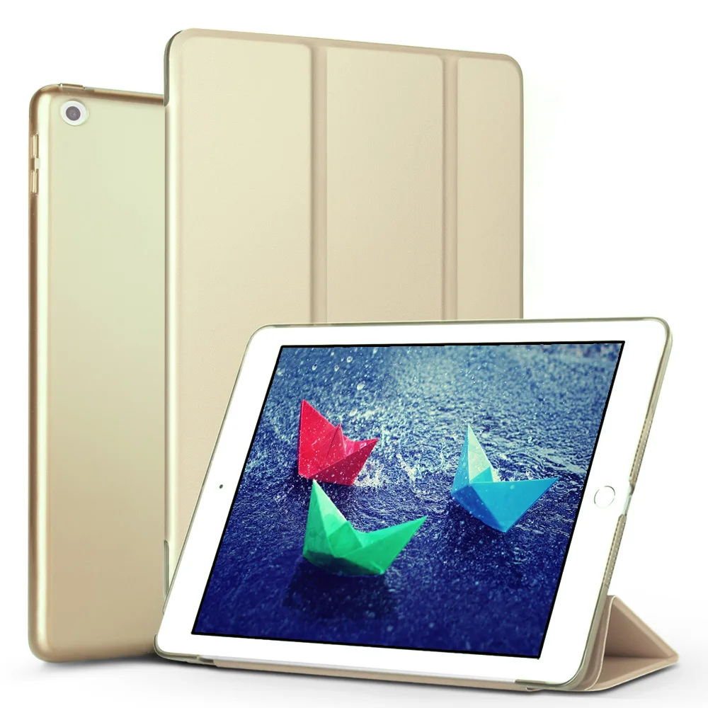 Чехол для нового iPad 9.7 дюймов, zvrua ура Цвет ПУ Чехол магнит проснуться сна для новых iPad модель a1822 a1823